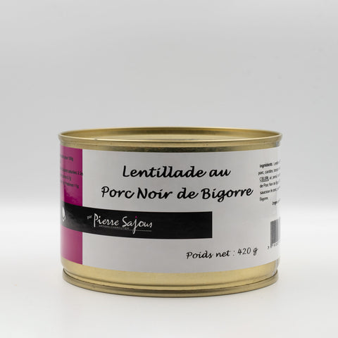 conserve lentillade porc noir
