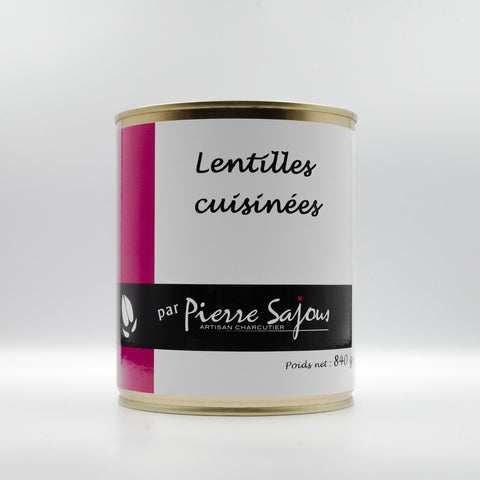 Lentilles cuisinées - 840g