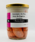 saucisses confites de porc noir 