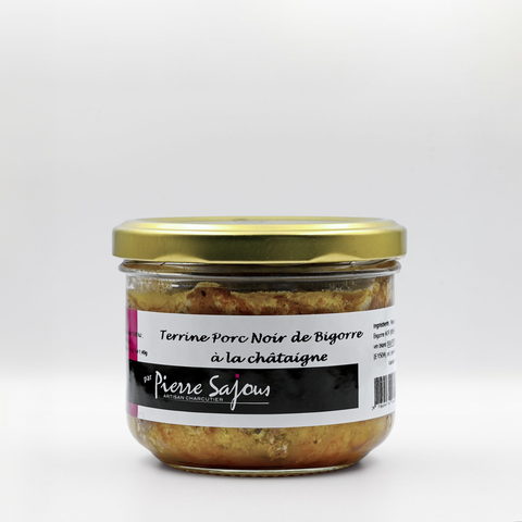 Terrine de Porc Noir de Bigorre à la Châtaigne - 180g