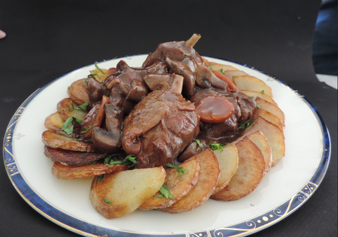 civet de canard cuisiné