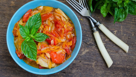 assiette de piperade