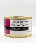 conserve daube porc noir