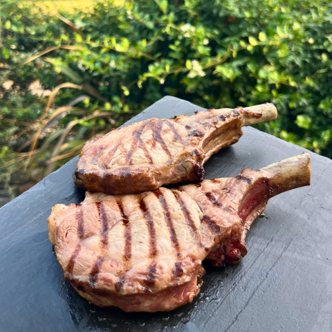 Côtes à l'os de Porc Noir de Bigorre AOP - 2x180g minimum