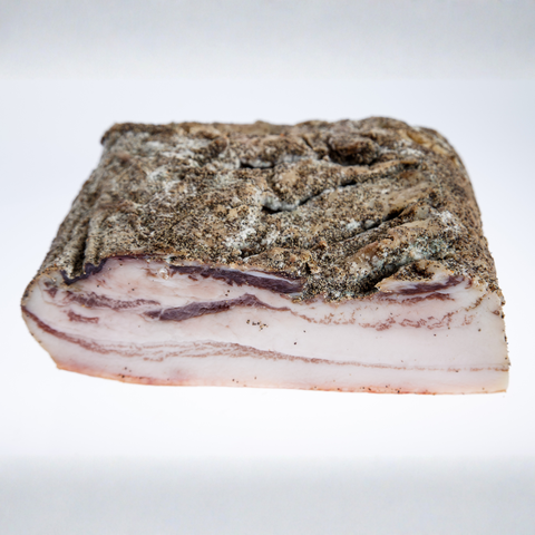 Poitrine séchée de Porc Noir de Bigorre AOP - Morceaux